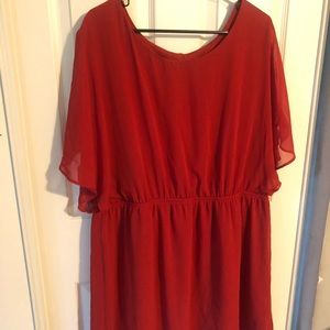 One clothing burnt orange dress